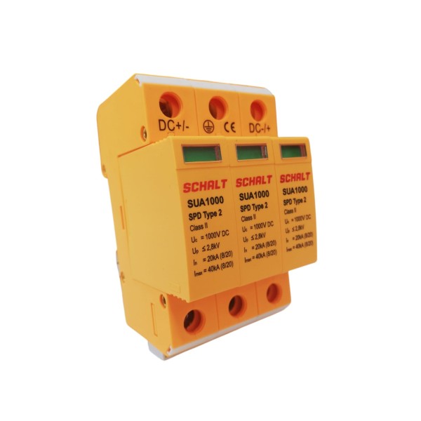 sua1000 photovoltaic arrester schalt 20ka 1000vdc 2+1p